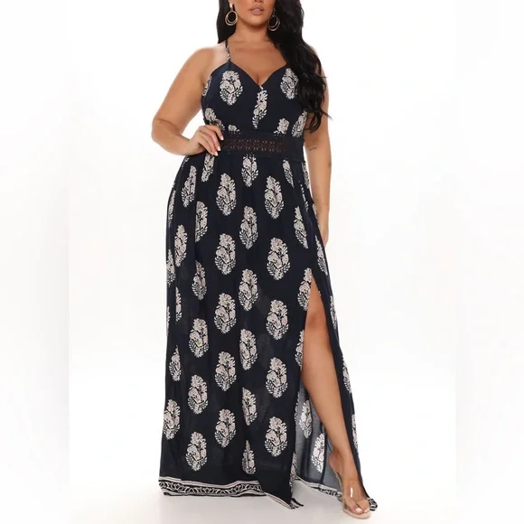 Holy Slit Dress - Fashion Nova